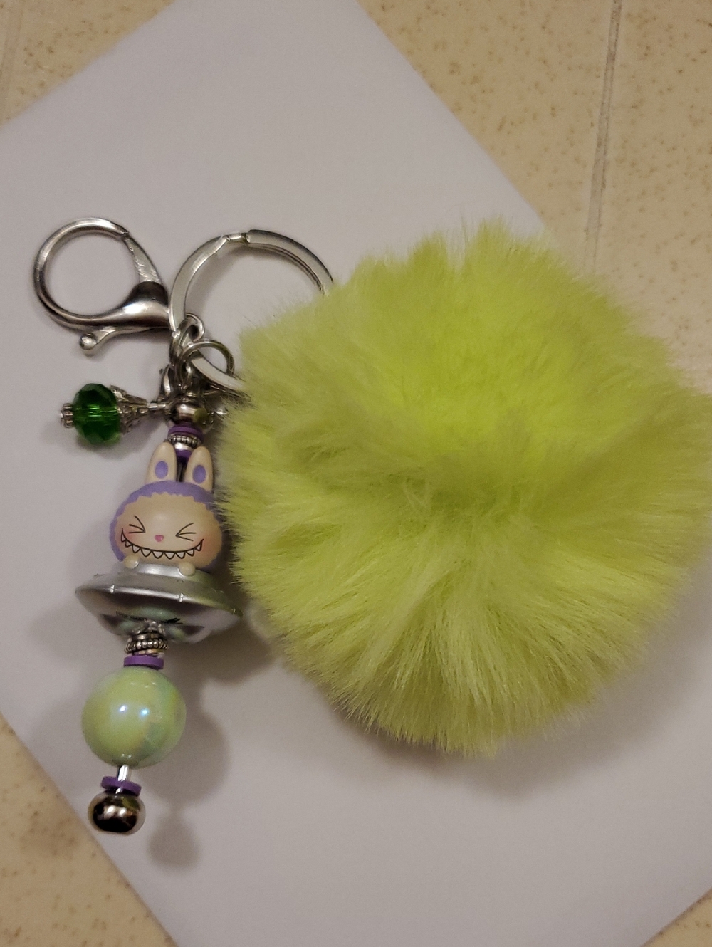 Pop Mart The Monsters Keychain with Cute Charm New